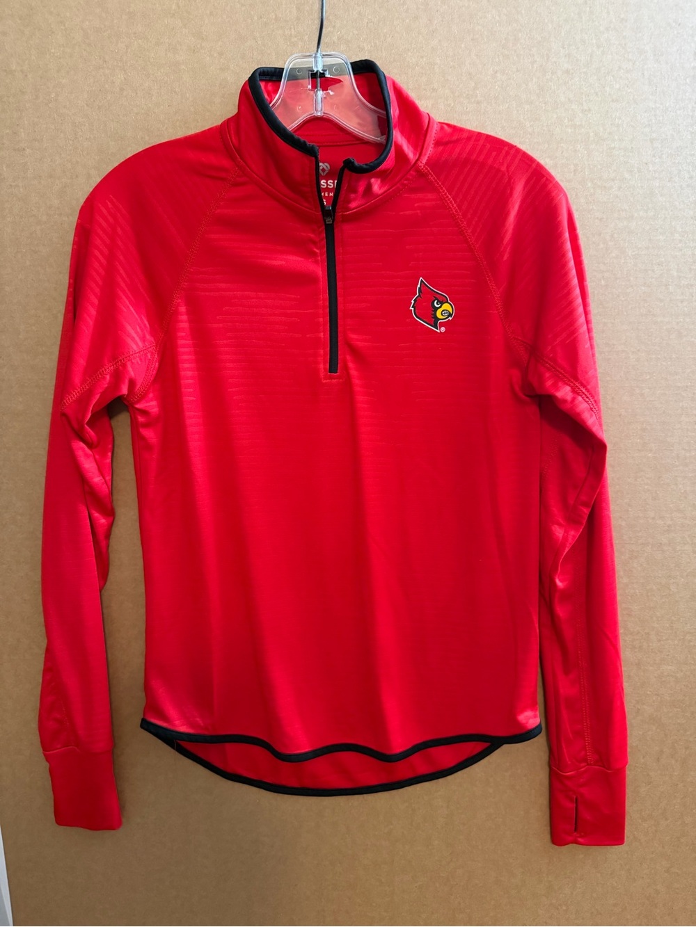 Colosseum Womens Red Performance Pullover Top